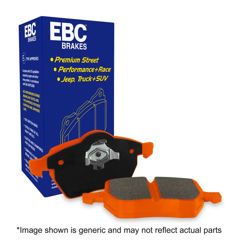 EBC Orangestuff Brake Pad Sets - EBC 99-03 Aston Martin DB7 5.9 Orangestuff Front Brake Pads