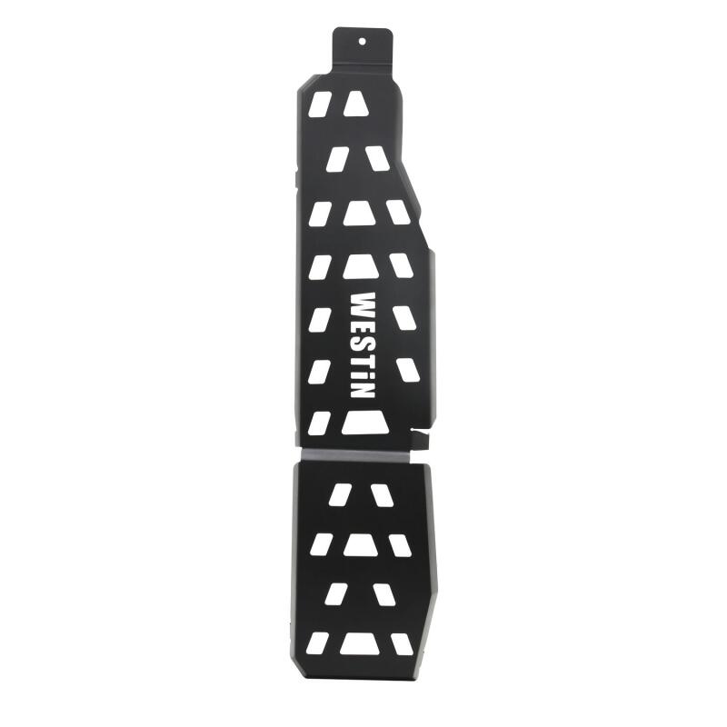 WES Skid Plates - Westin 18-22 Jeep Wrangler JLU 4dr. (Excl. 4xe) Gas Tank Skid Plate - Tex. Blk