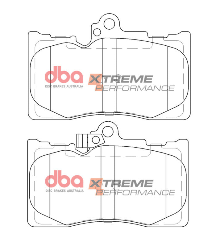 DBA XP Performance Brake Pads - DBA 13-17 Lexus IS350 XP Performance Front Brake Pads