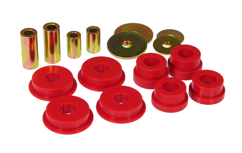 PRO Transmission Mounts - Red - Prothane Mitsubishi Evo 8 Diff/Mustache Bar Bushings - Red