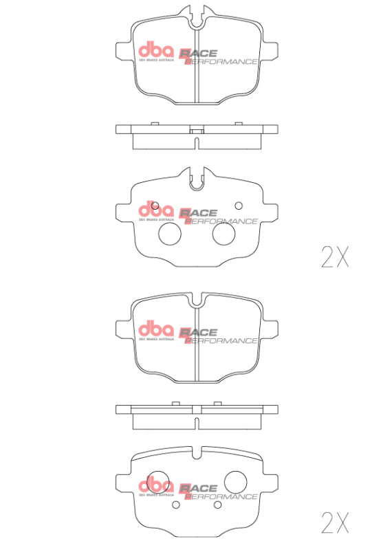 DBA RP Performance Brake Pads - DBA 2020+ BMW M3/M4 Competition (G80/G82) Rear RP Performance Brake Pads