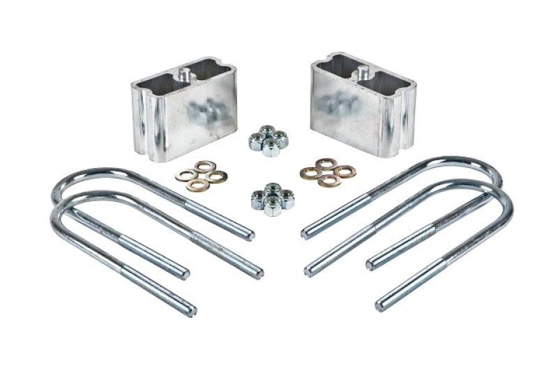 BT Lowering Block Kit - Belltech LOWERING BLOCK KIT 3inch WITH 2 DEGREE ANGLE