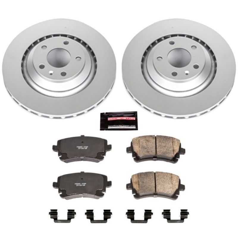 PSB Z23 Evolution Coated Kit - Power Stop 05-11 Audi A6 Quattro Rear Z23 Evolution Sport Coated Brake Kit