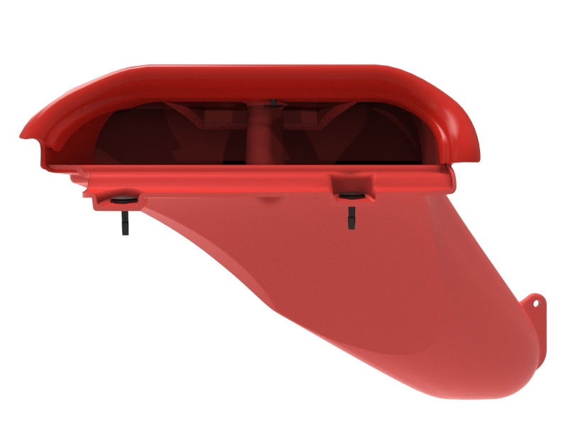 AFE Air Scoops - aFe Rapid Induction Dynamic Air Scoop 2021+ Ford F-150V6/V8 - Red