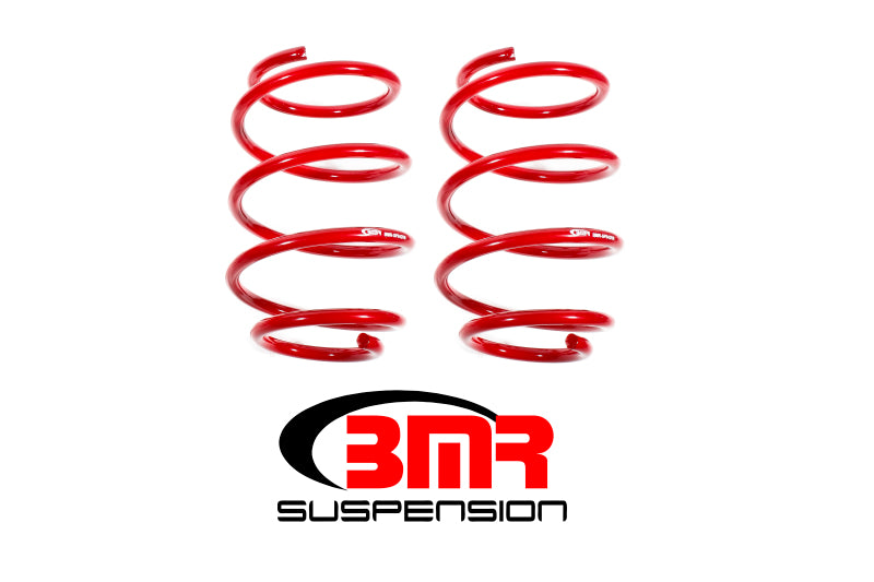 BMR Lowering Springs - BMR 16-17 6th Gen Camaro V8 Front Performance Version Lowering Springs - Red