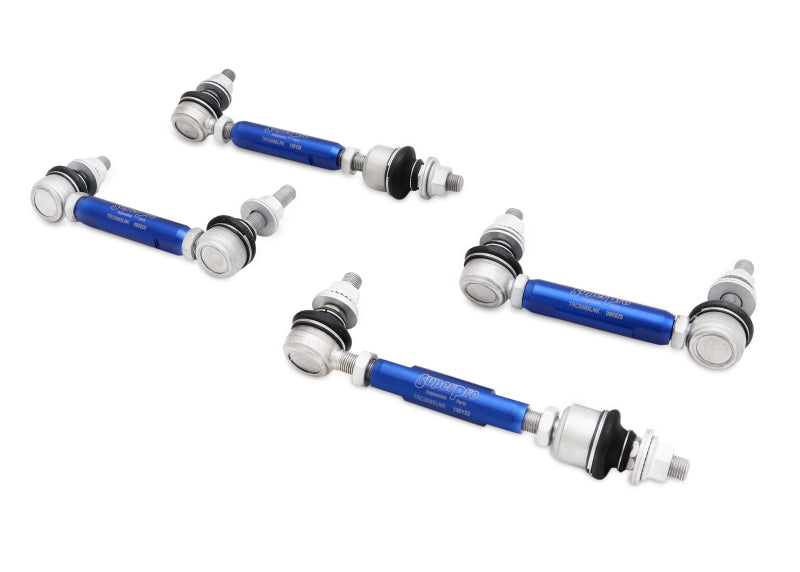 SPR Sway Bar Links - SuperPro 03-24 Toyota 4Runner HD Adjustable End Link Set (TRC1285L + TRC1285V)