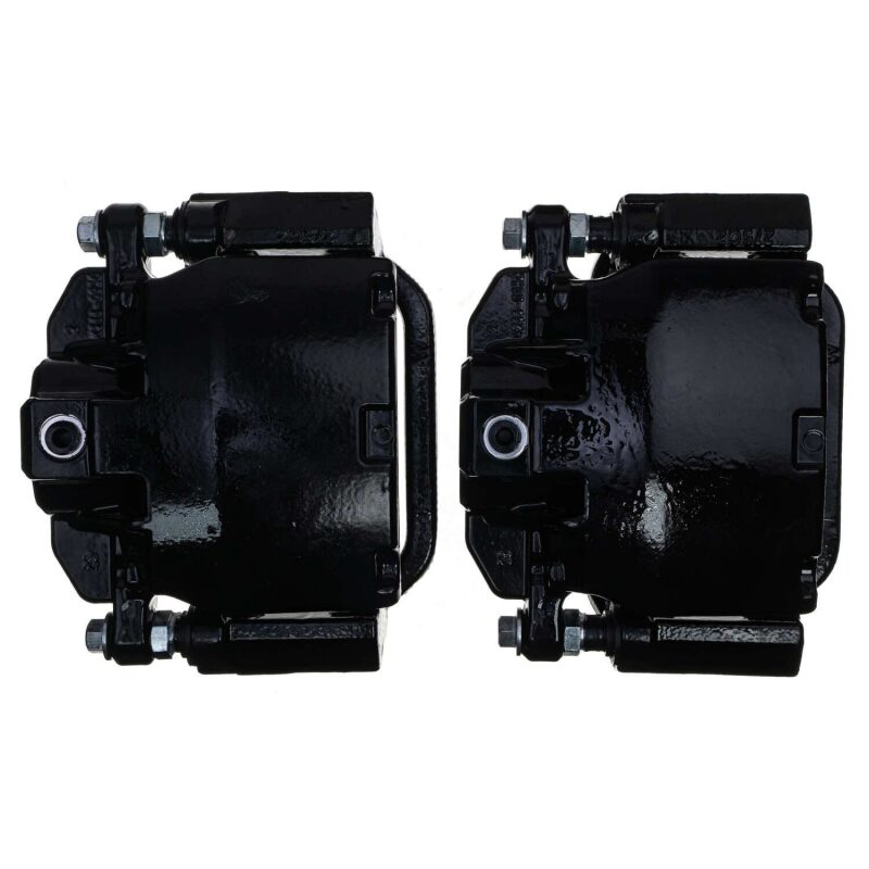 PSB Black Calipers - Power Stop 07-20 Cadillac Escalade Rear Black Caliper - Pair w/Bracket