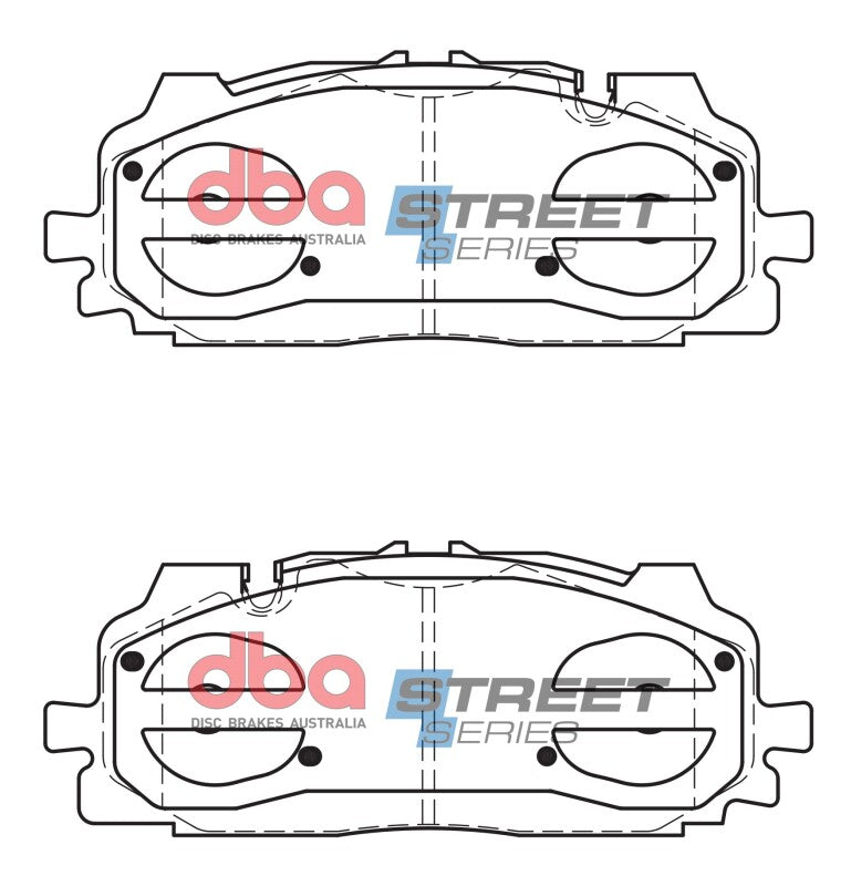 DBA Street Series Brake Pads - DBA 17-19 Audi S4 Street Series Front Brake Pads