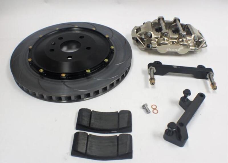ALC Rear Brake Kits - Alcon Chevrolet Corvette C5 4 Piston 345x32mm Rear Street Kit - Nickle Plated