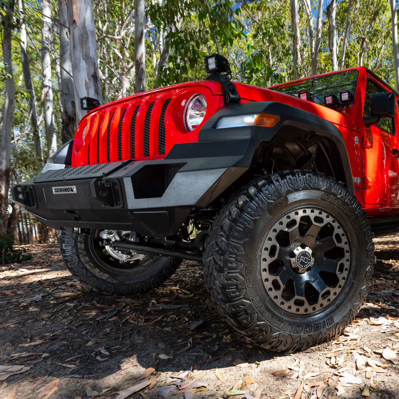 GOR Trailine Bumper - Go Rhino 07-20 Jeep Wrangler JL/JLU/JK/JKU/Gladiator JT Trailline Front Full Width Bumper