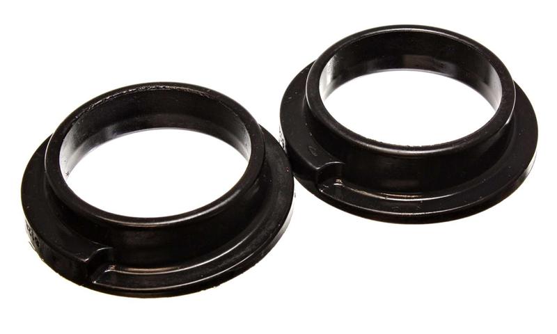 ES Spring Isolators - Black - Energy Suspension 00-04 Ford Focus Black Rear Coil Spring Isolators