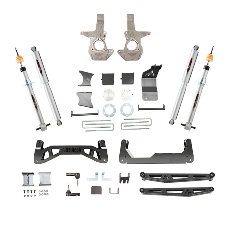 BT Lift Kit w Shocks - Belltech 16-18 Chevrolet Silverado / GMC Sierra 1500 4WD 7in Suspension Lift Kit w/ Shocks