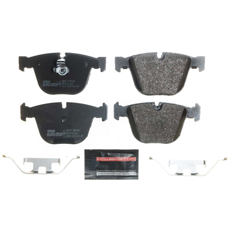 PSB Euro-Stop Brake Pads - Power Stop 08-19 BMW X6 Euro-Stop ECE-R90 Rear Brake Pads