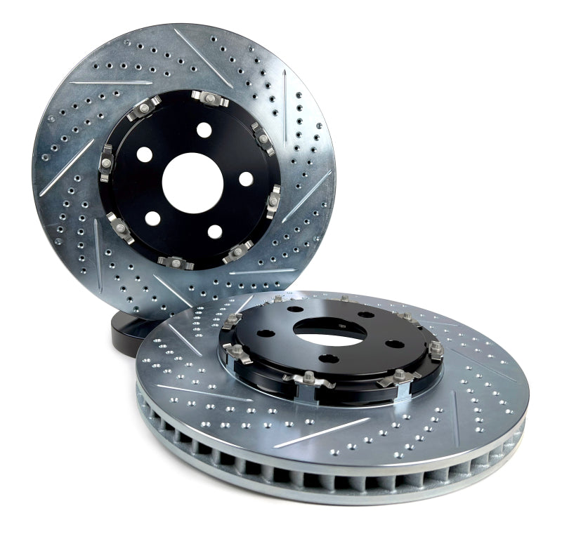 BAE Eradispeed Rotors - Baer Brakes 20-25 Chevy Corvette Z51 Eradispeed+ Front SDZ 2-Piece Performance Brake Rotors