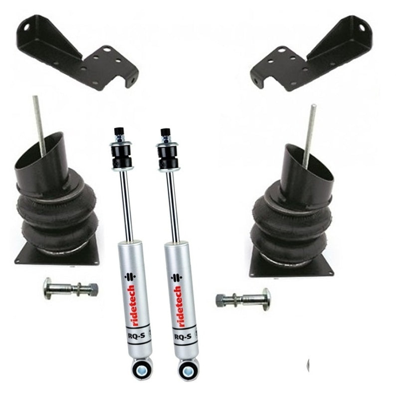 RID Suspension Kits - Front - Ridetech 58-64 Impala Front CoolRide Air Spring & RQ-S Shock Kit (For Use With Stock Arms)