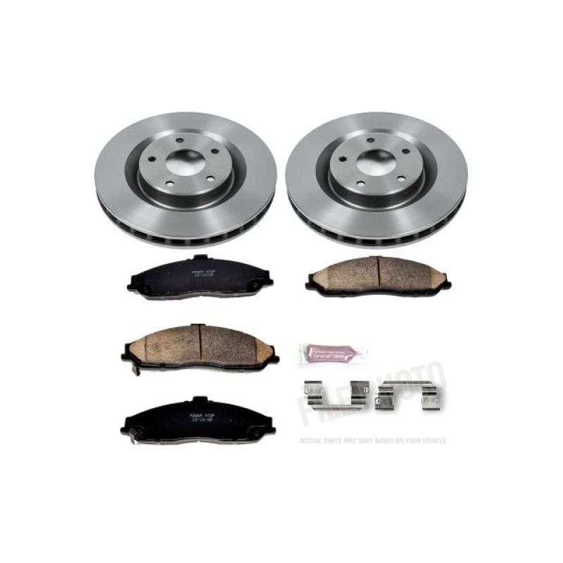 PSB Autospecialty Kit - Power Stop 05-07 Cadillac XLR Front Autospecialty Brake Kit