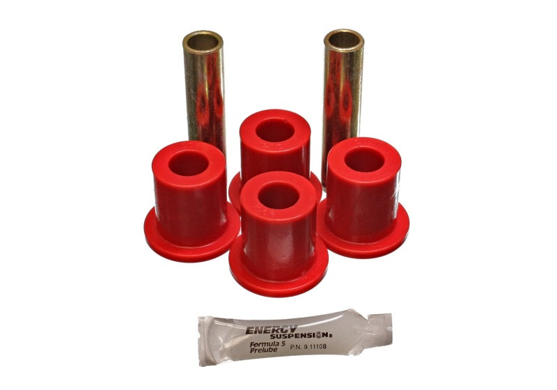 ES Spring/Shackle Bush - Red - Energy Suspension Rear Spring Frame Shackle Kit - Red