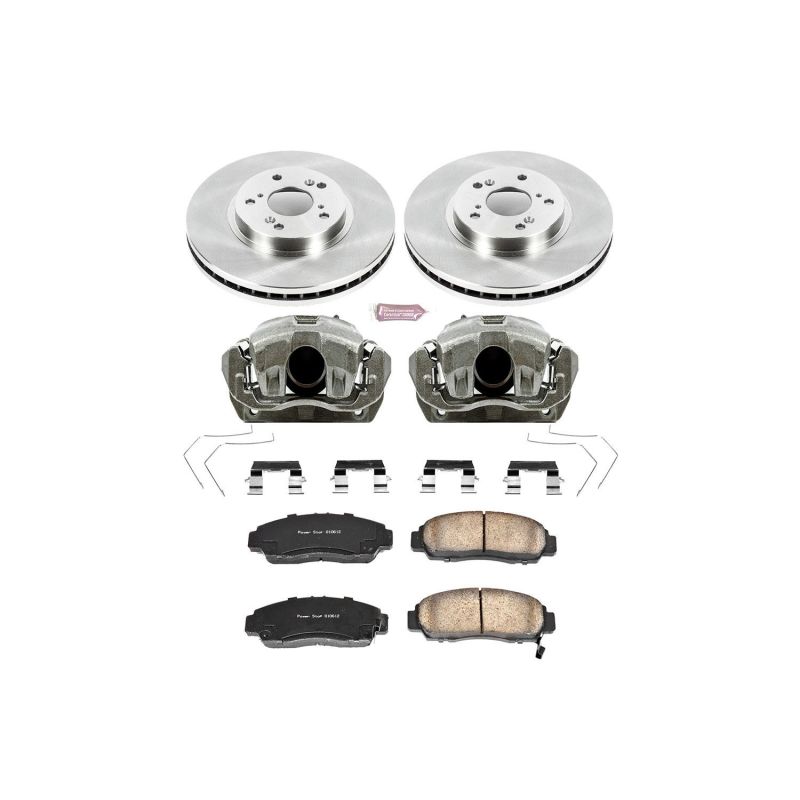 PSB Autospecialty Kit w/Cals - Power Stop 11-14 Acura TSX Front Autospecialty Brake Kit w/Calipers
