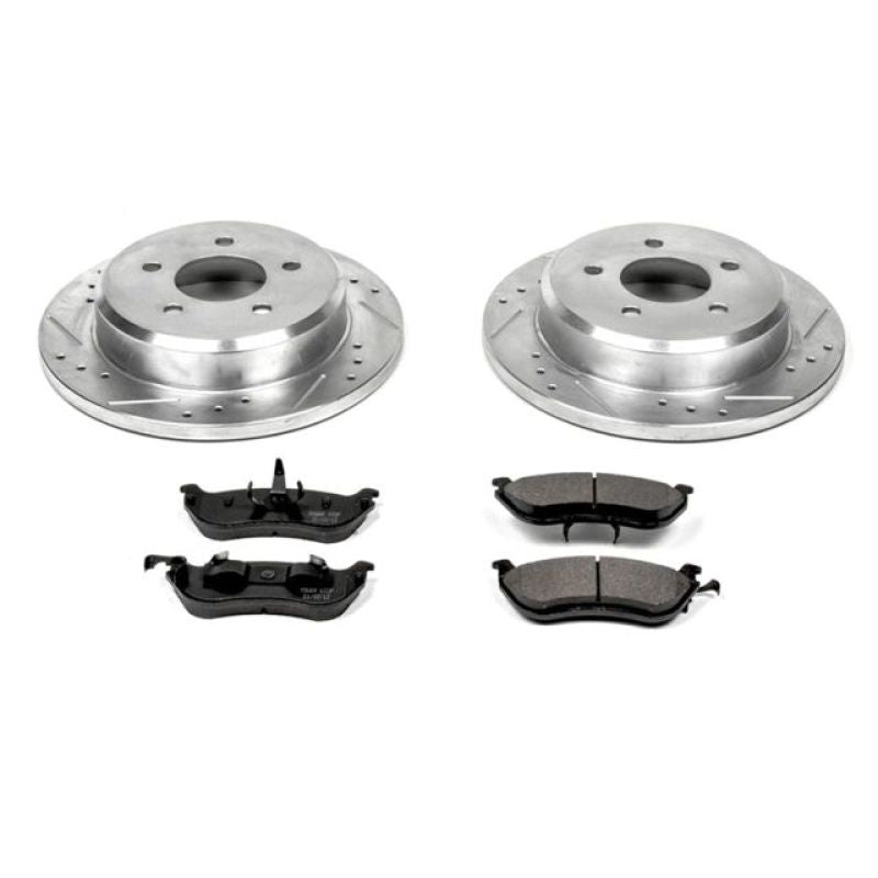 PSB Z23 Evolution Kit - Power Stop 96-02 Ford Crown Victoria Rear Z23 Evolution Sport Brake Kit