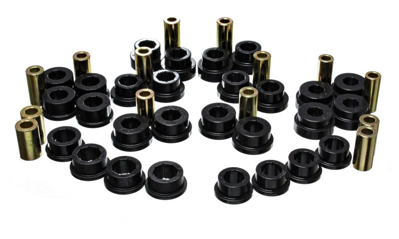 ES Cntrl Arm Bushings - Black - Energy Suspension 13 Scion FR-S / Subaru BRZ Black Front Control Arm Bushing Set