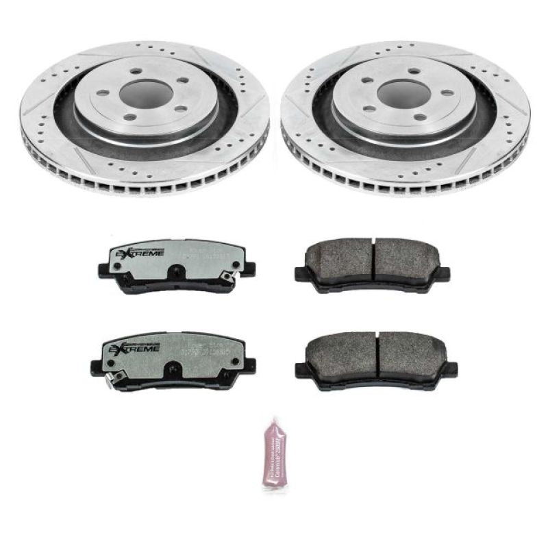 PSB Z26 Street Warrior Kit - Power Stop 15-19 Ford Mustang Rear Z26 Street Warrior Brake Kit