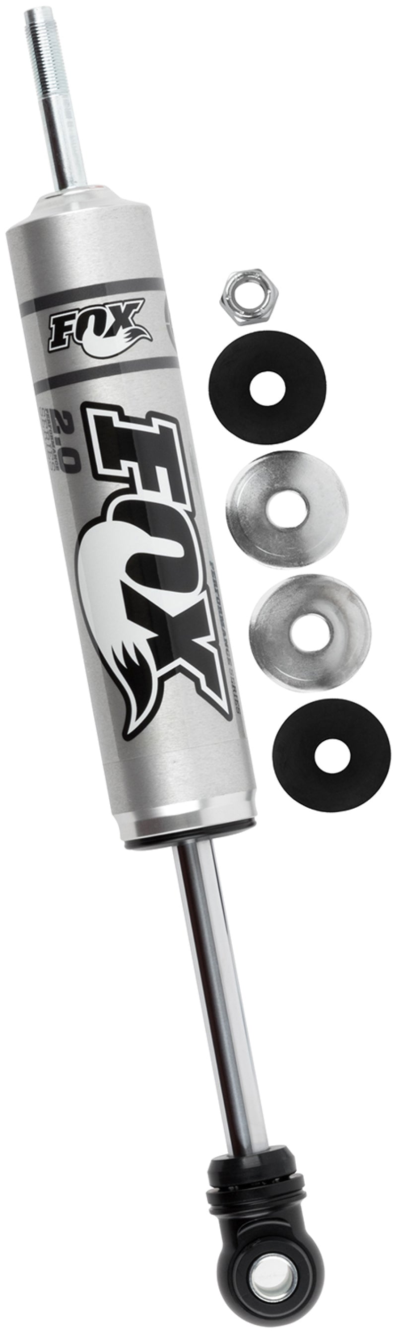 FOX 2.0 Perf Shock - Fox 01-10 Chevy HD 2.0 Performance Series 5.1in. Smooth Body IFP Front Shock (Alum) / 0-1in. Lift