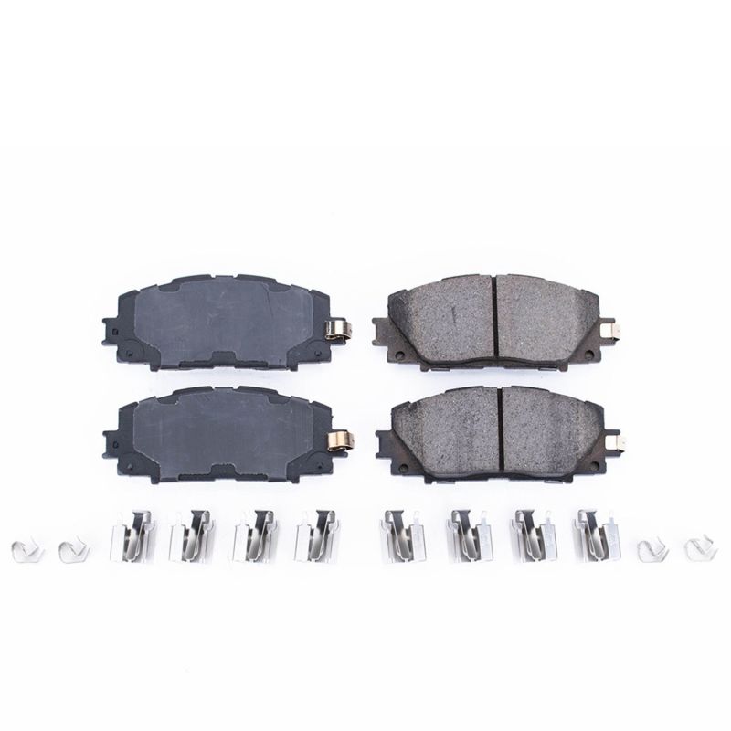 PSB Z17 Evolution Brake Pads - Power Stop 11-17 Lexus CT200h Front Z17 Evolution Ceramic Brake Pads w/Hardware