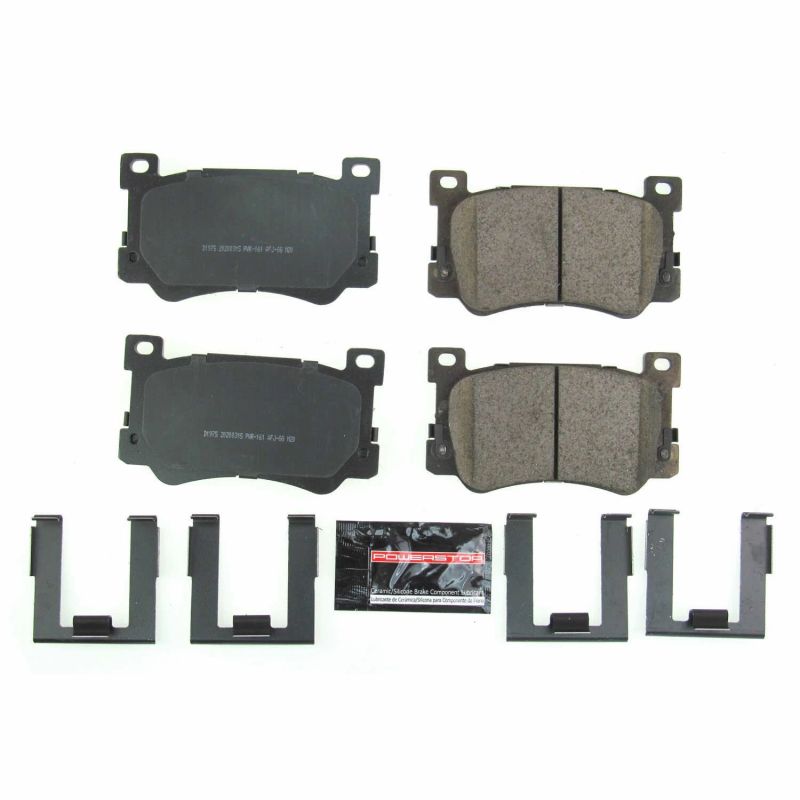 PSB Z23 Evolution Brake Pads - Power Stop 17-19 Genesis G90 Front Z23 Evolution Sport Brake Pads w/Hardware