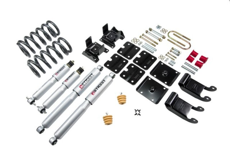 BT Lower Kit w SP Shocks - Belltech LOWERING KIT WITH SP SHOCKS