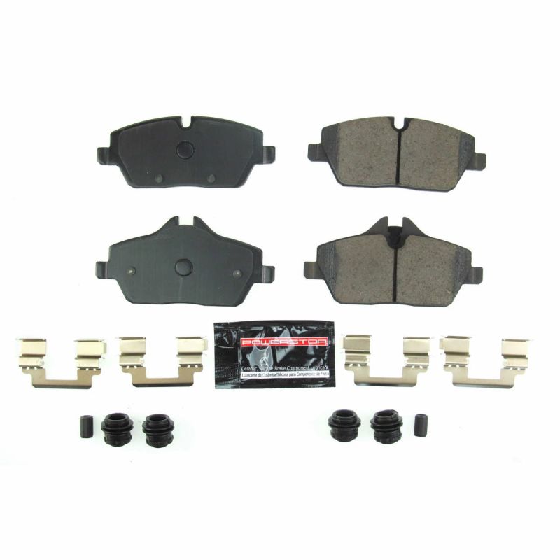 PSB Z23 Evolution Brake Pads - Power Stop 14-18 BMW i3 Front Z23 Evolution Sport Brake Pads w/Hardware