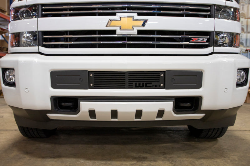 WCF Bumper Grilles - Wehrli 15-19 Chevrolet Silverado HD 6.6L LML/L5P Duramax Bumper Grille - Raw Stainless Finish