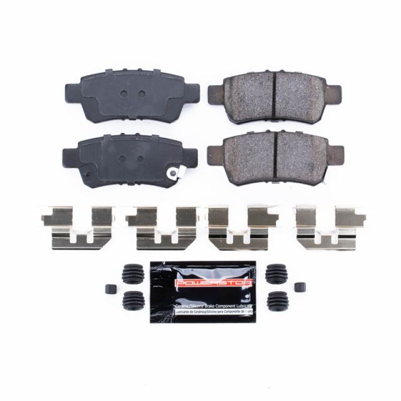 PSB Z23 Evolution Brake Pads - Power Stop 05-10 Honda Odyssey Rear Z23 Evolution Sport Brake Pads w/Hardware