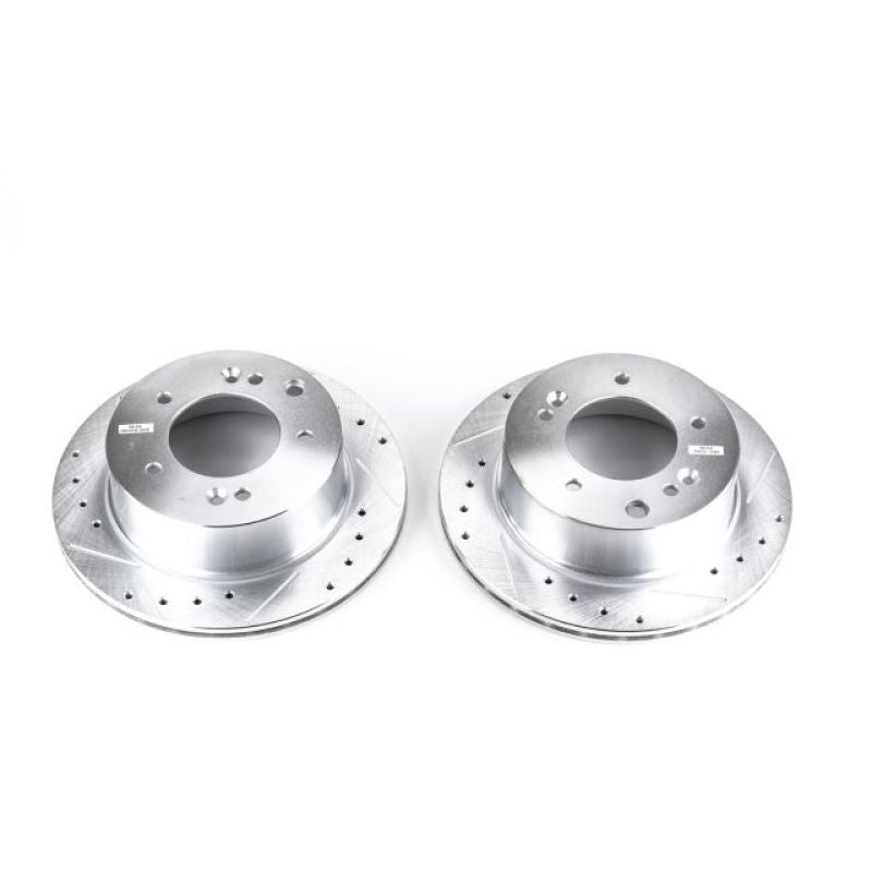 PSB Evolution Drill/Slot Rotor - Power Stop 03-06 Kia Sorento Rear Evolution Drilled & Slotted Rotors - Pair
