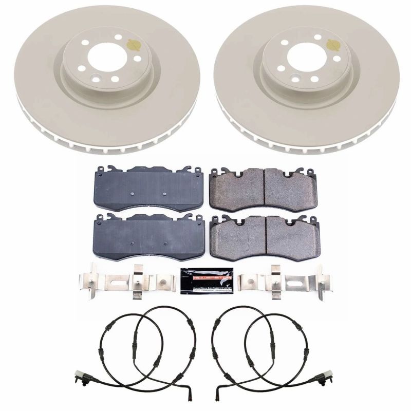 PSB Evolution Coated Rotor - Power Stop 18-21 Land Rover Range Rover Sport Front Z23 Coated Brake Kit