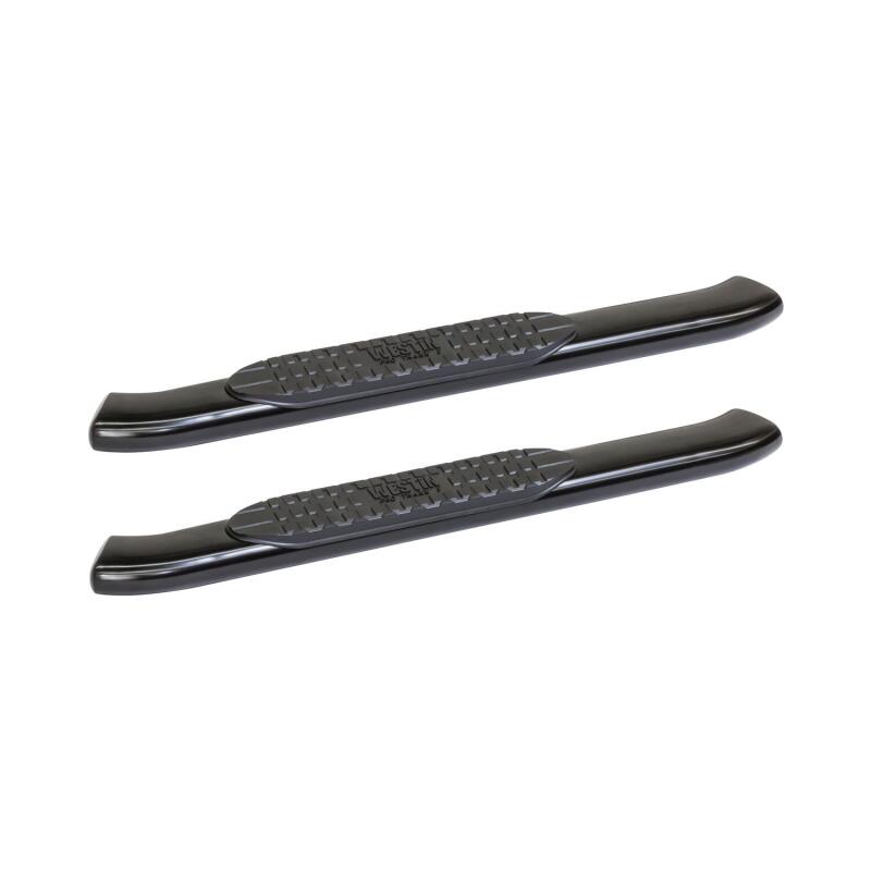 WES Nerf Bars - PRO TRAXX 5 - Westin 2014-2018 Chevy Silverado 1500 Reg Cab PRO TRAXX 5 Oval Nerf Step Bars - Black