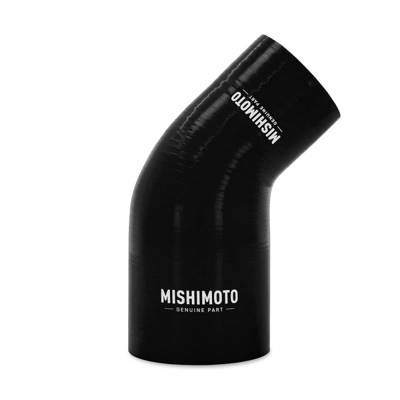 MM Couplers - 45 Deg - Mishimoto Silicone Reducer Coupler 45 Degree 2.25in to 3in - Black