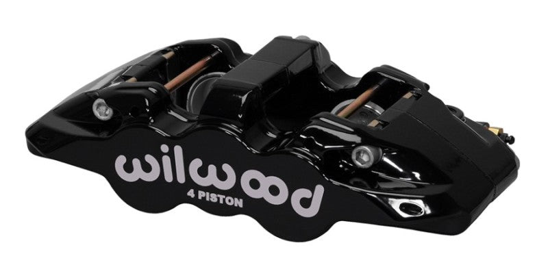 WIL Aero Caliper - Wilwood Caliper-Aero4 - Black 1.12/1.12in Pistons 0.81in Disc