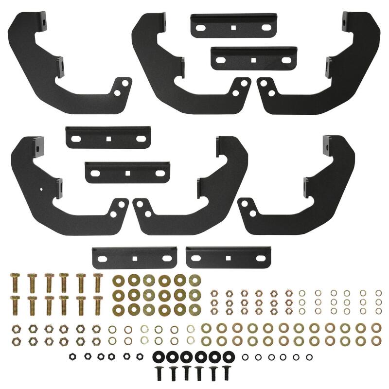 WES Nerf Bars - Outlaw - Westin 15-22 Ford F-150 SuperCrew / 17-22 F-250/350 Crew Cab Outlaw Nerf Step Bars - Textured Black