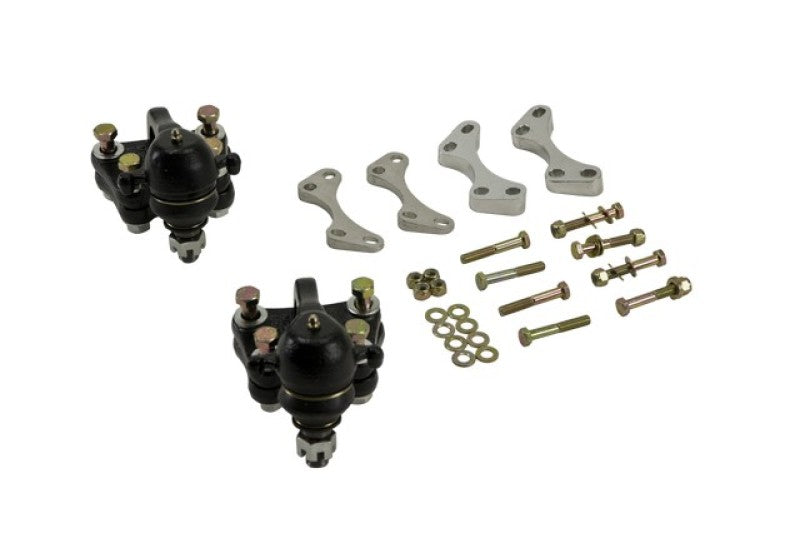 BT Drop Ball Joint Set - Belltech DROP BALL JOINT SET 04-07 COLORADO/CANYON 2inch (Black)