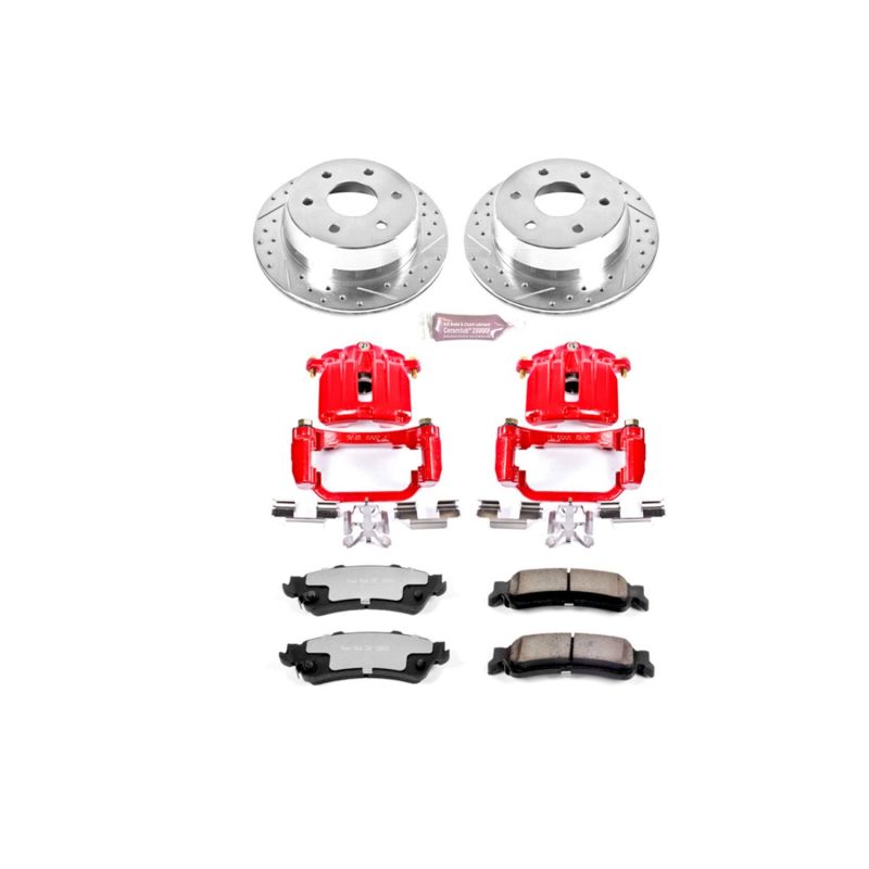 PSB Z36 Truck & Tow Kit w/Cals - Power Stop 03-06 Chevrolet Silverado 1500 Rear Z36 Truck & Tow Brake Kit w/Calipers