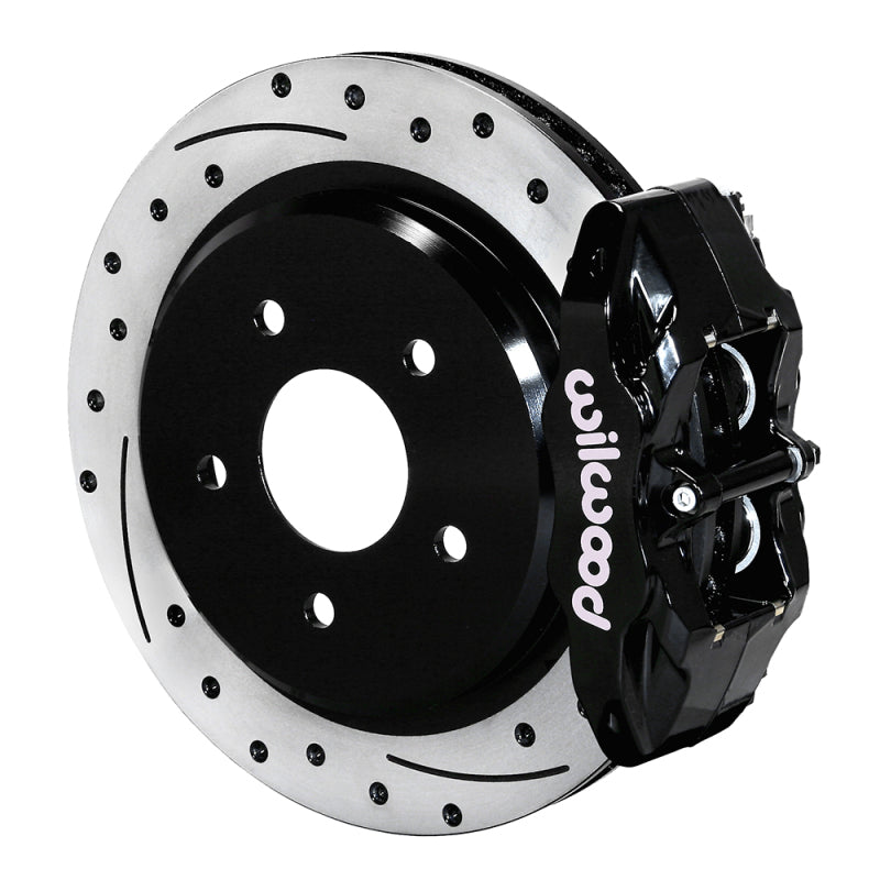WIL DPC56 Brake Kit - Wilwood 05-13 Chevy Corvette C6 Base DPC56 Rear Brake Kit - Black