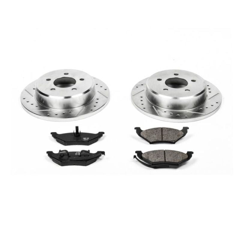 PSB Z23 Evolution Kit - Power Stop 97-99 Chrysler Town & Country Rear Z23 Evolution Sport Brake Kit