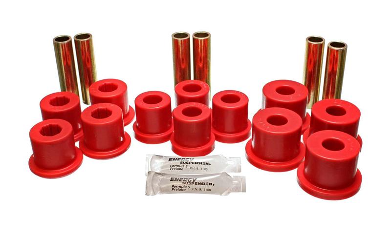 ES Spring/Shackle Bush - Red - Energy Suspension GM C20/C30 Spring & Shackle Set - Red