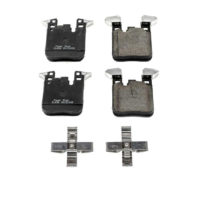 PSB Z17 Evolution Brake Pads - Power Stop 14-16 BMW 228i Rear Z17 Evolution Ceramic Brake Pads w/Hardware