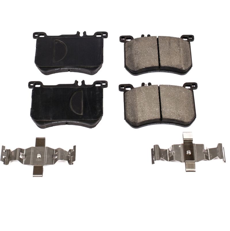 PSB Z17 Evolution Brake Pads - Power Stop 15-16 Mercedes-Benz SL400 Front Z17 Evolution Ceramic Brake Pads w/Hardware