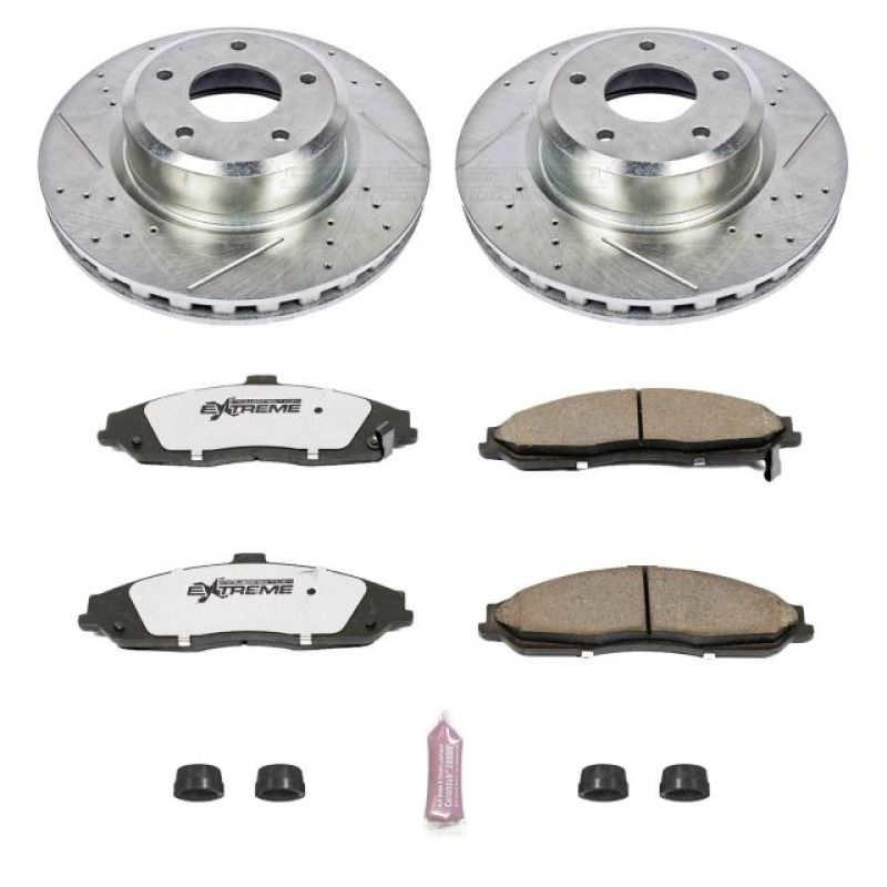 PSB Z26 Street Warrior Kit - Power Stop 05-06 Pontiac GTO Front Z26 Street Warrior Brake Kit