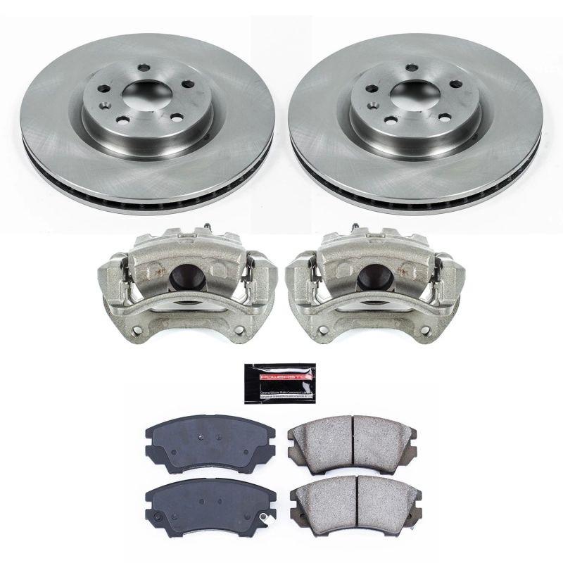 PSB Autospecialty Caliper - Power Stop 11-17 Chevrolet Caprice Front Autospecialty Kit w/Cals