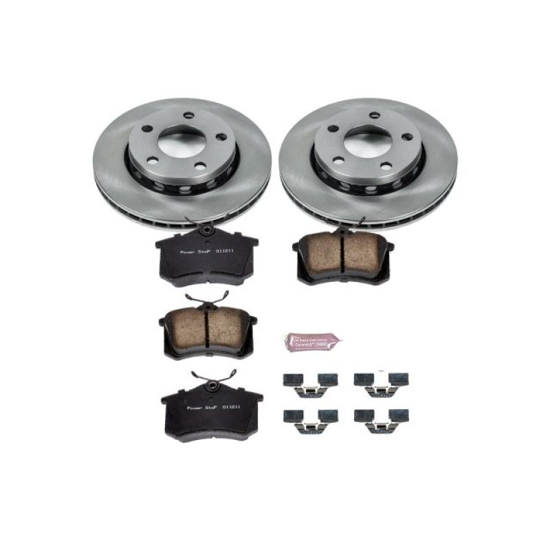 PSB Autospecialty Kit - Power Stop 00-02 Audi S4 Rear Autospecialty Brake Kit