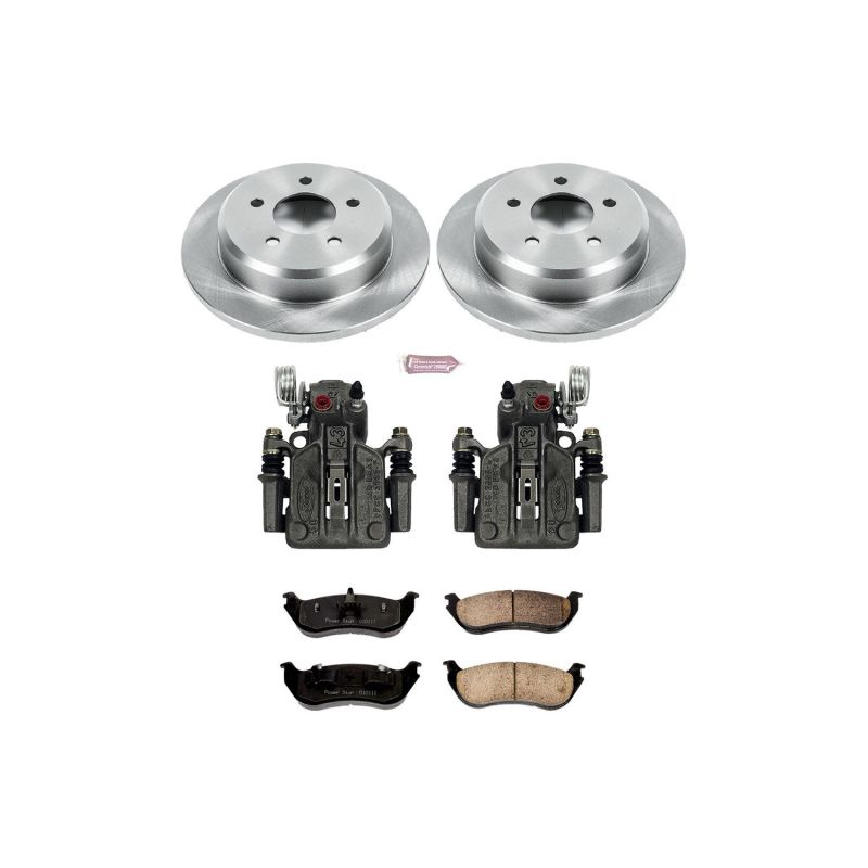 PSB Autospecialty Kit w/Cals - Power Stop 96-02 Ford Crown Victoria Rear Autospecialty Brake Kit w/Calipers