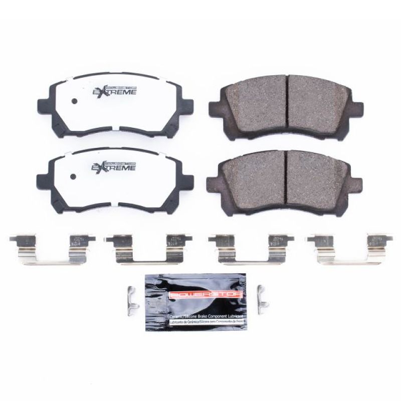 PSB Z26 Extreme Brake Pads - Power Stop 98-02 Subaru Forester Front Z26 Extreme Street Brake Pads w/Hardware
